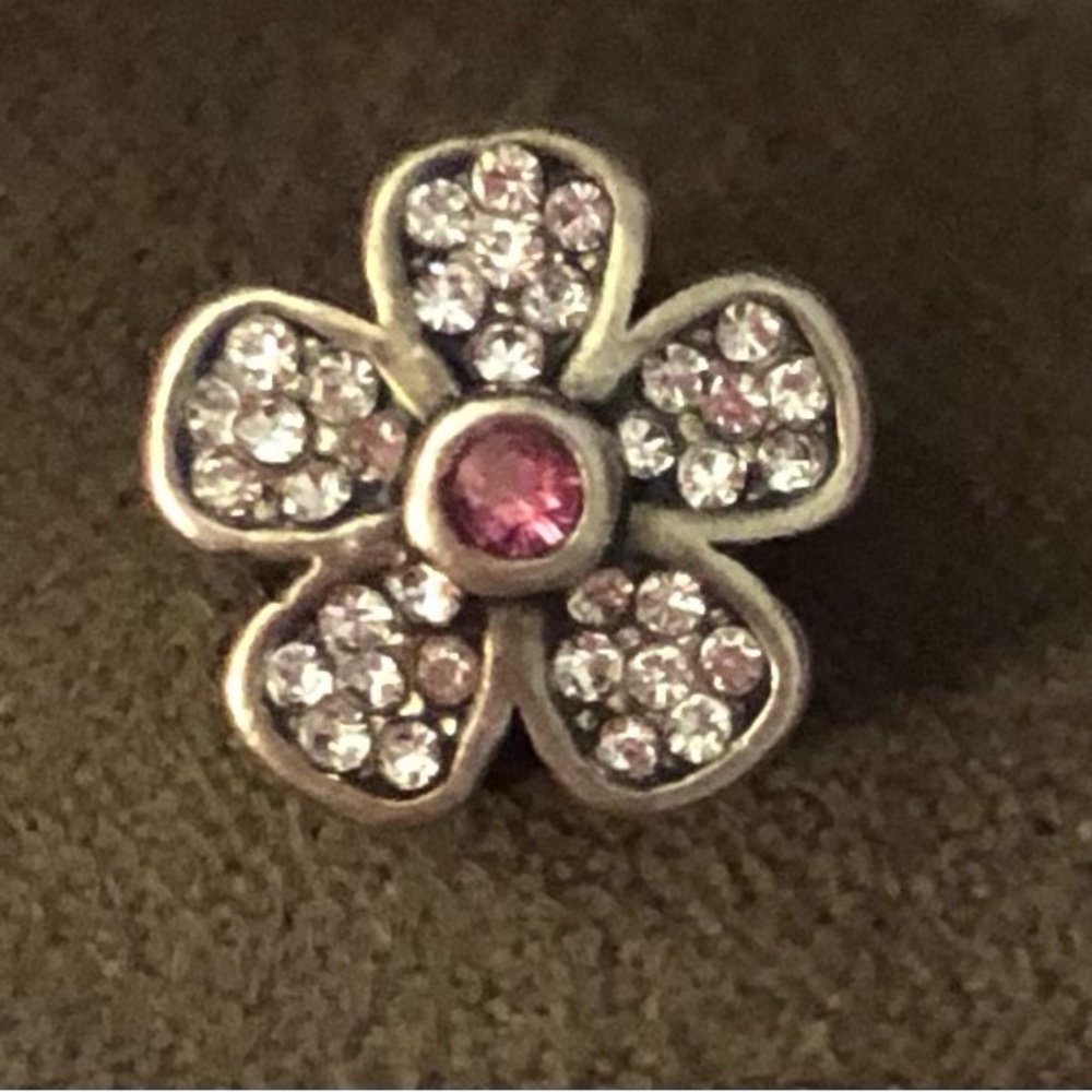 Kay Jewelers 925 swarovski crystal charmed memories flower bead